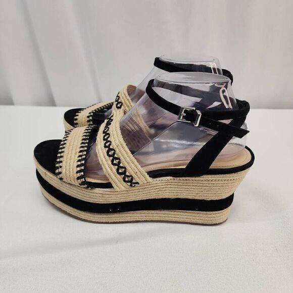 Schutz Size 10 Women's Denes Platform Espadrille Sandals P - Picture 6 of 13